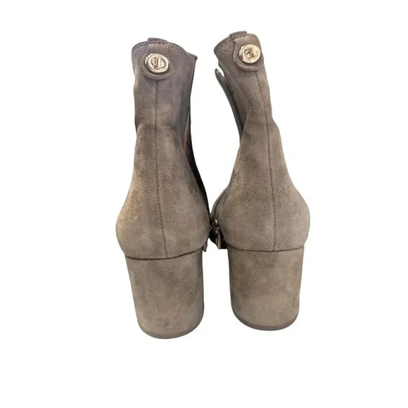 COACH Bonnie Women's Block Heeled Bootie Boots Size 10 B Suede Tan - Picture 5 of 14
